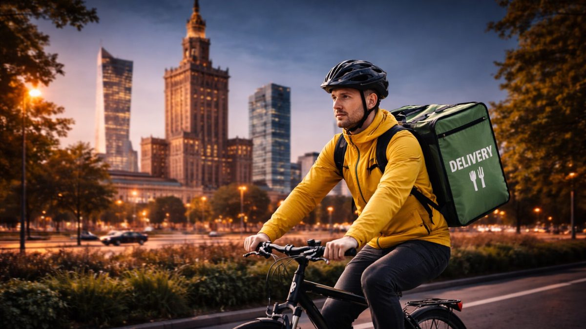 Работа курьером доставки еды — Торунь